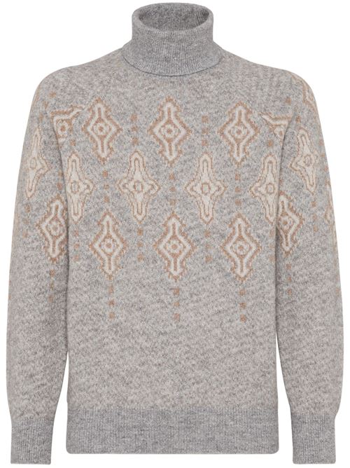 Sweater with inlays BRUNELLO CUCINELLI | MSO708403CJF83